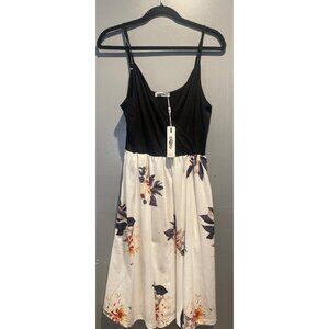 Styleword NWT Floral Cottagecore Dress Size L Lightweight Spring Summer Outdoor